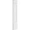 Ekena Millwork Flat Panel PVC Pilaster w/Decorative Capital & Base, 10"W x 48"H x 2"P PILP10X048FP02-2 - alternate 4